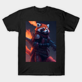 Flame-Forged Paws T-Shirt